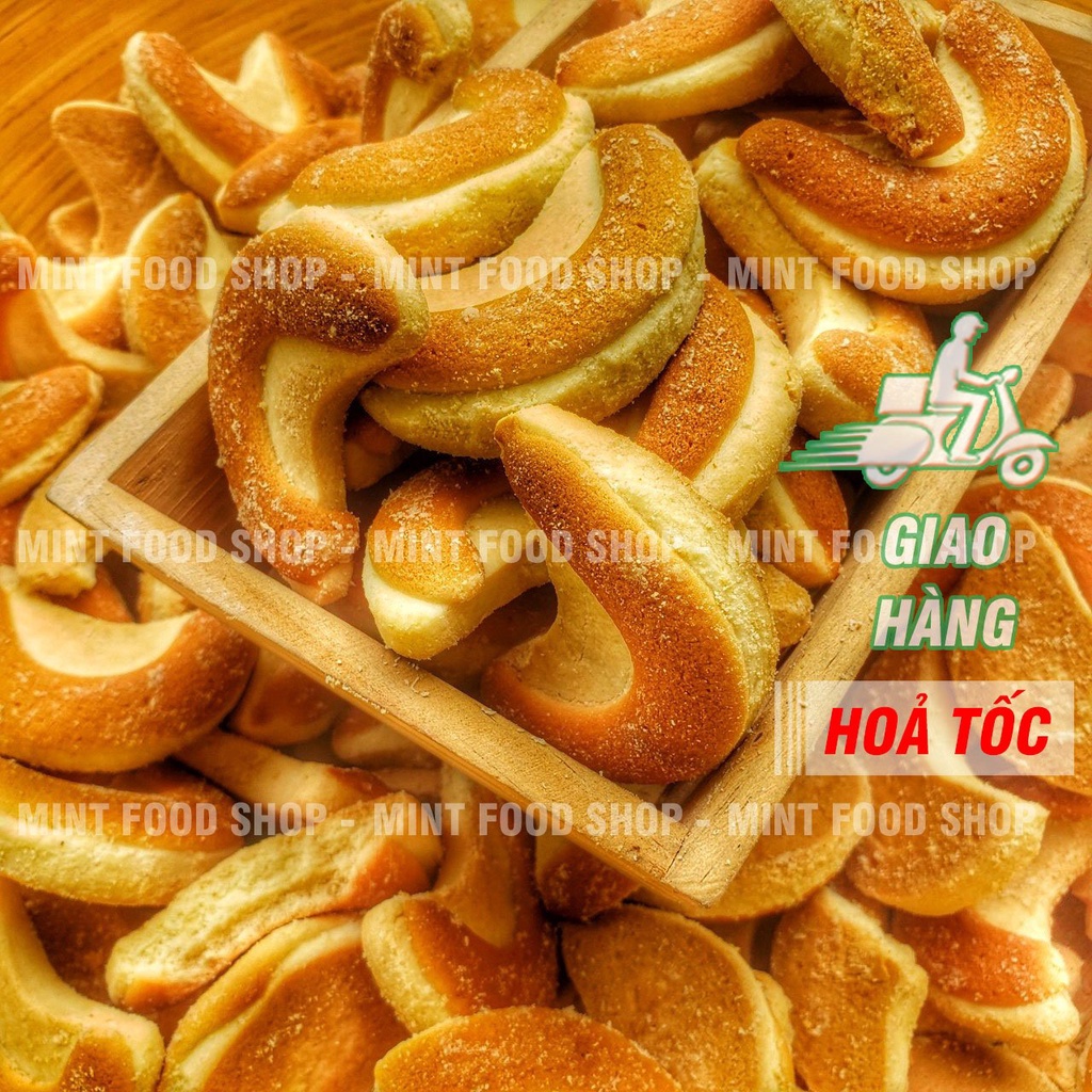 Bánh Liềm Sữa Lon 300Gram (Bánh Quy Bơ Sữa)