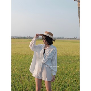 Áo sơ mi sọc chìm Bazic one