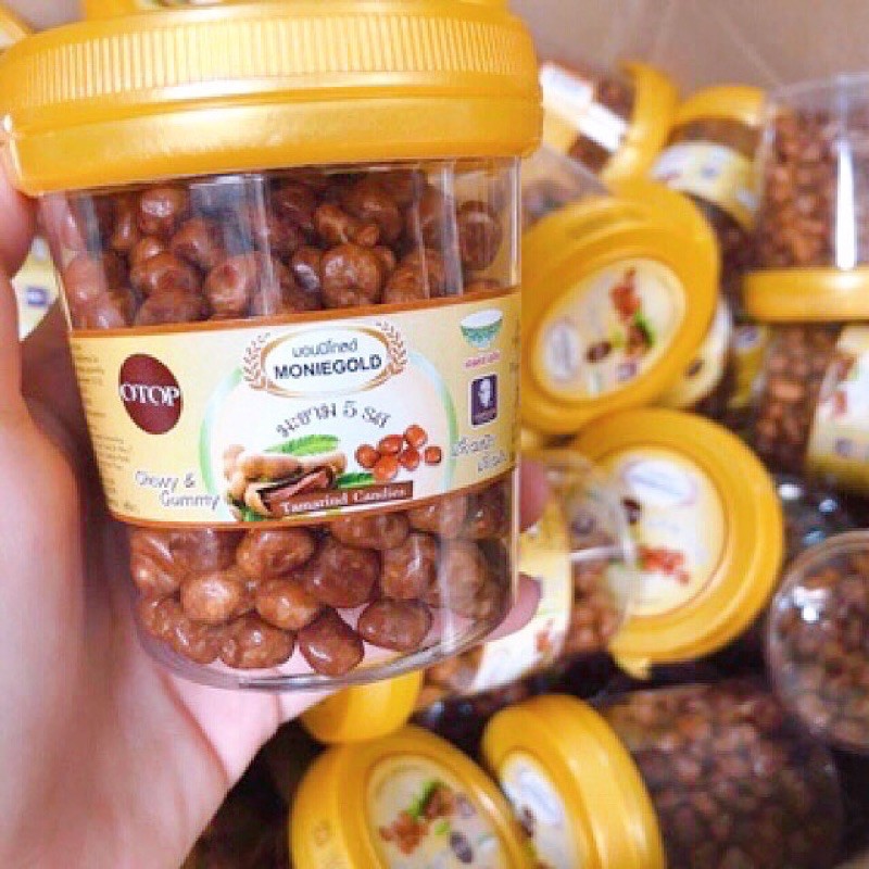 Kẹo Me Viên Sỏi Thái Lan Hủ 130g