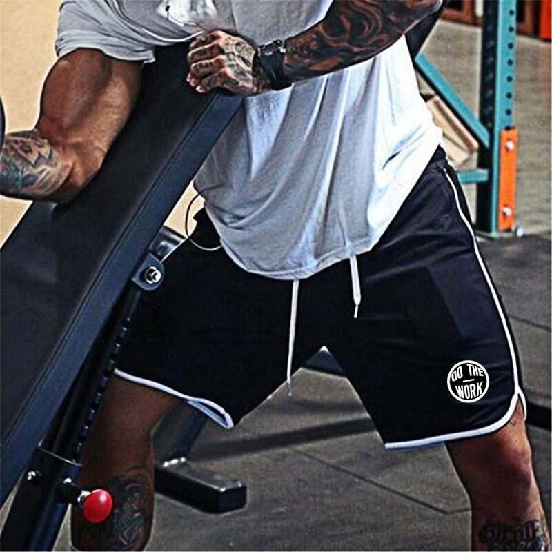 Quần short lưới thể thao thoáng khí thoải mái size lớn tập gym thể hình fitness cho nam