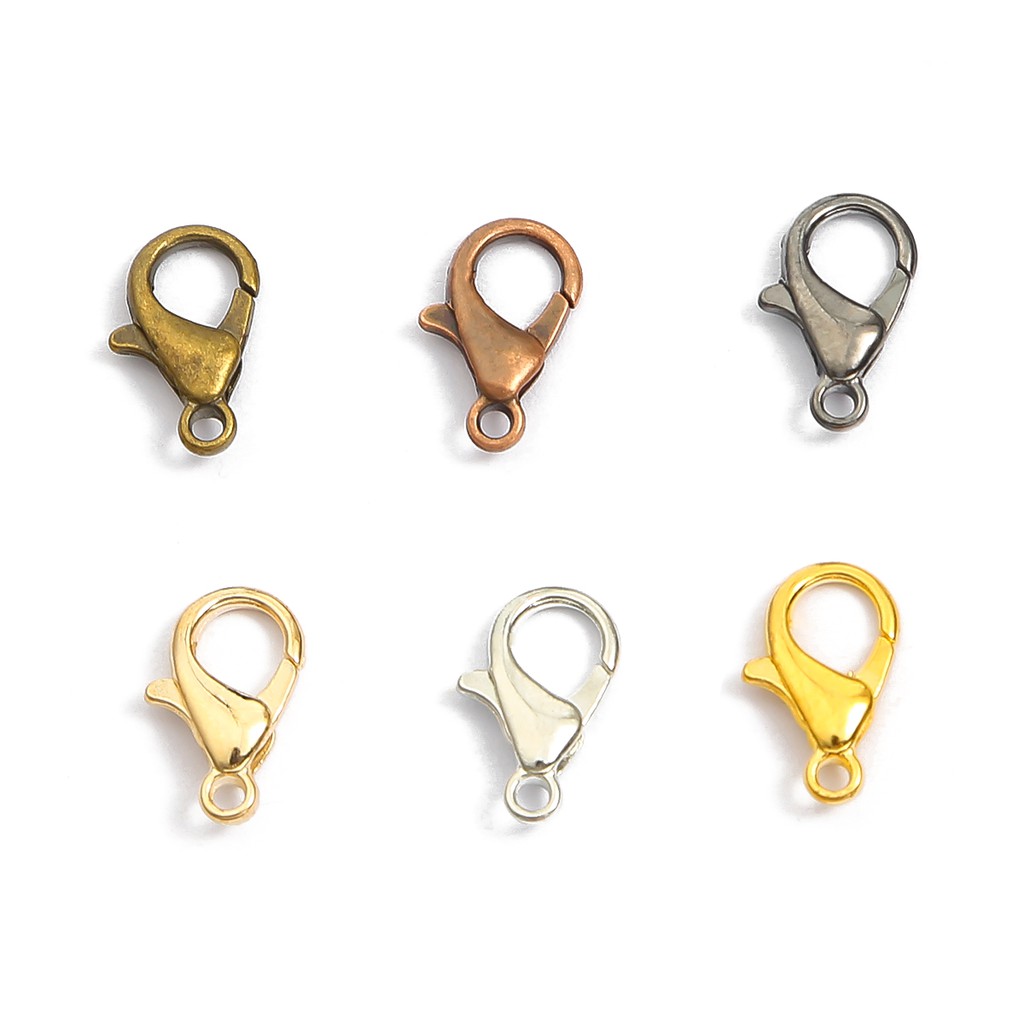 Beadia Set 10 Khóa Tôm Hùm Beadia Nhiều Kích Cỡ Làm Trang Sức Thủ Công