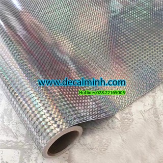 Combo 3m Decal Lấp Lánh 7 Màu ( Trắng )