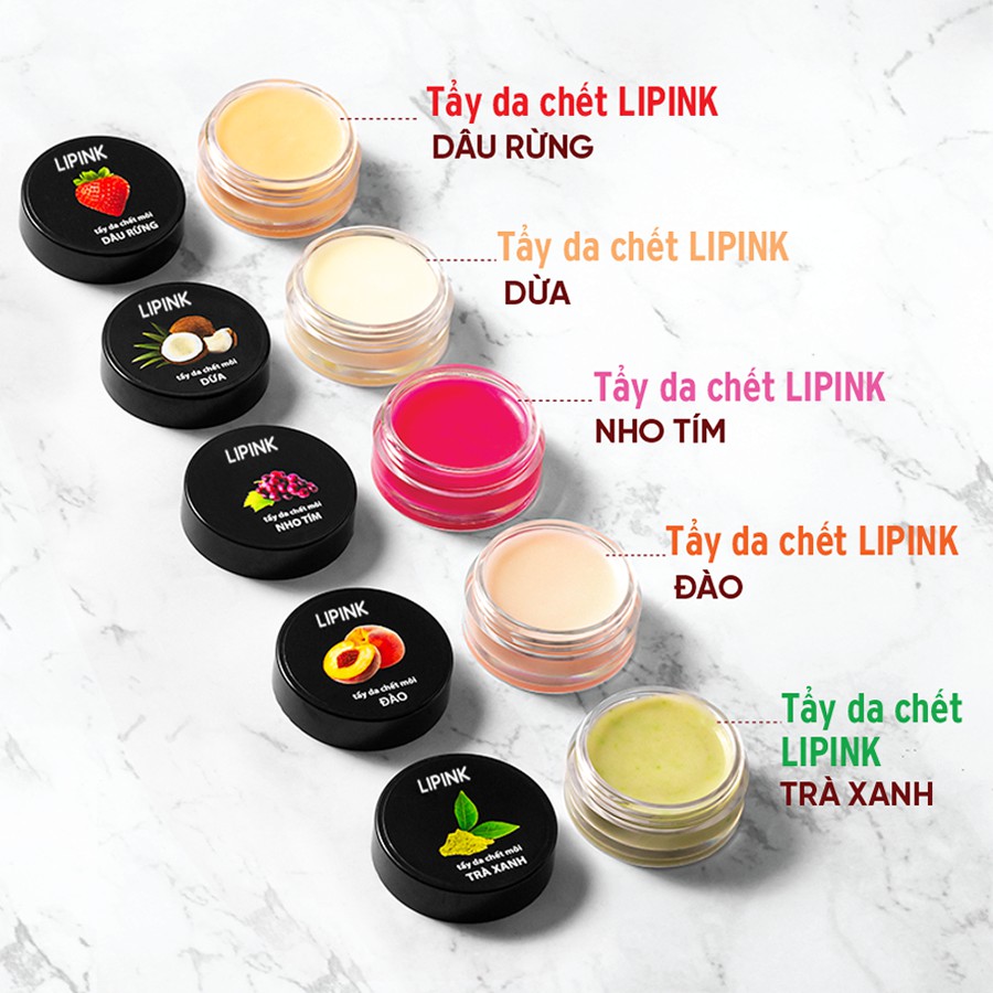 Tẩy tế bào chết môi LIPINK - Tẩy da chết môi tự nhiên | BigBuy360 - bigbuy360.vn