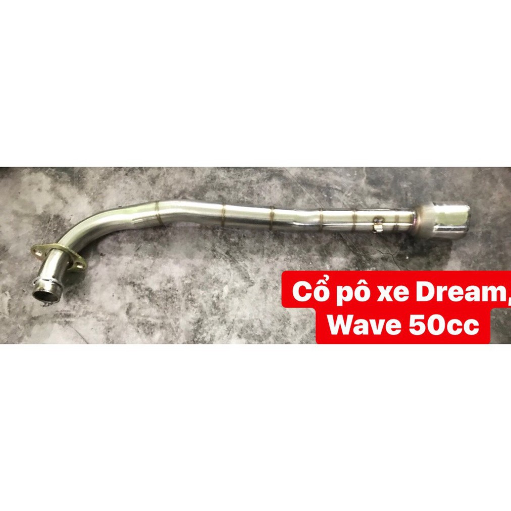 Cổ Pô Inox Dòng Xe Máy Ex, winner, sirius, dream, wave a, wave rs, future neo và các dòng xe 50cc