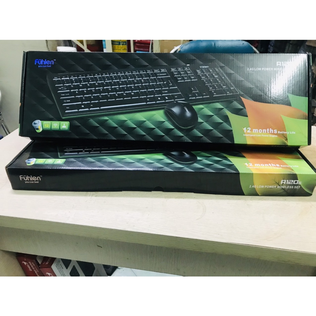 Bộ bàn phím chuột không dây  Fuhlen A120G