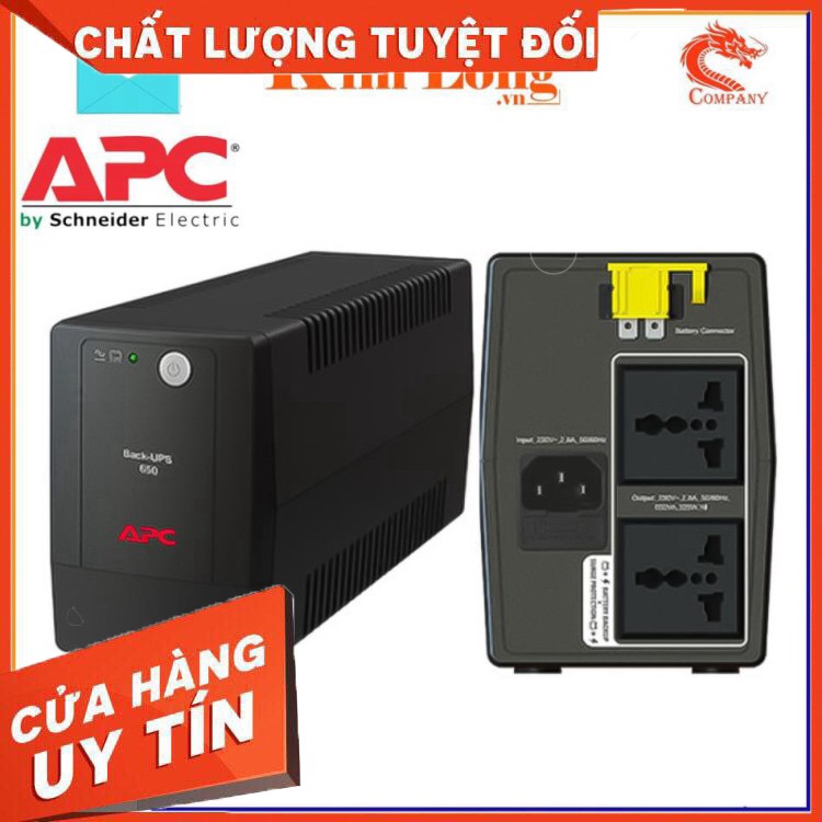 [Giá KM]  Bộ lưu điện UPS APC BX650LI-MS 650VA 325W - Có Ắc Quy - Chính hãng DGW - Bảo hành 3 Năm - hàng chất lượng, giá