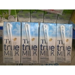 Sữa TH true milk 180ml có đường sét 2 vỉ