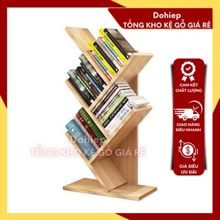 Giá kệ sách xương cá 5 tầng