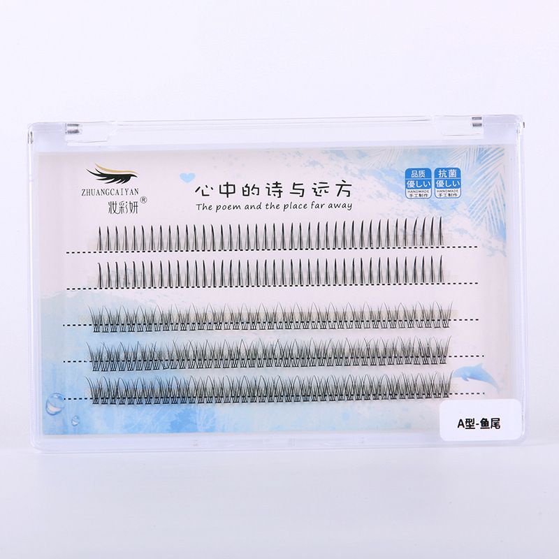 Hộp 5 hàng mi sợi - mi chữ A tự nối siêu đẹp