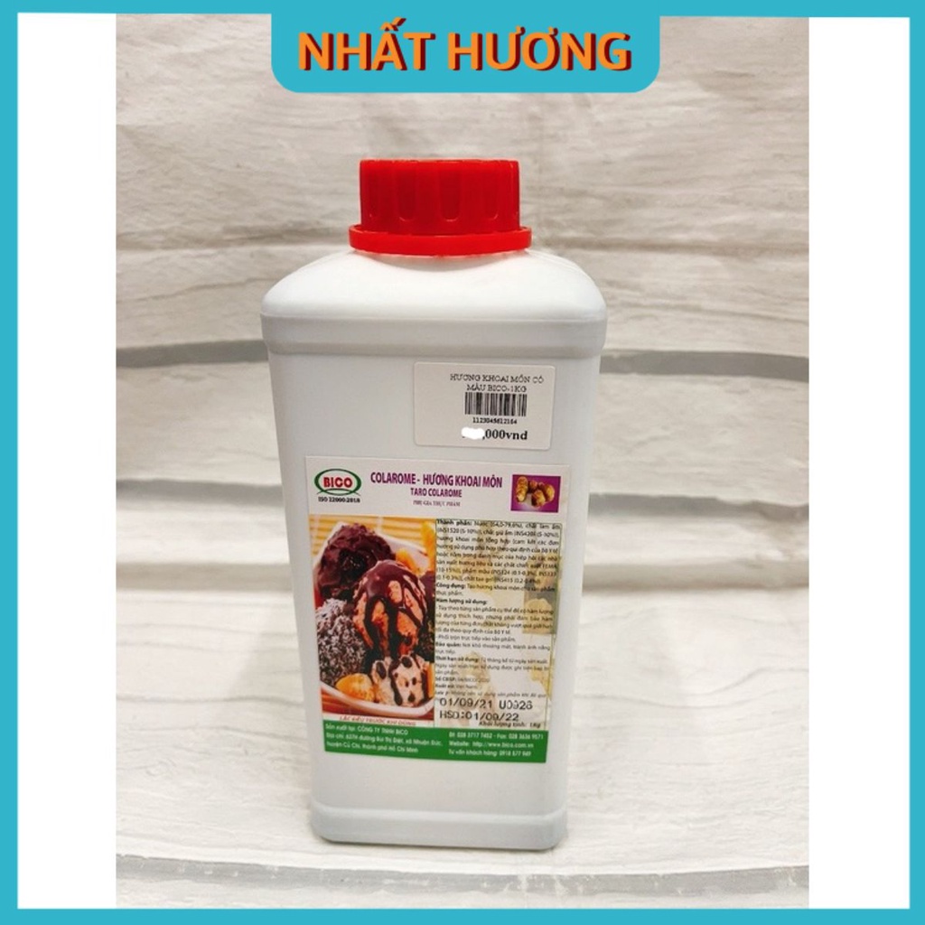 Hương Khoai Môn Bico Có Màu 1kg