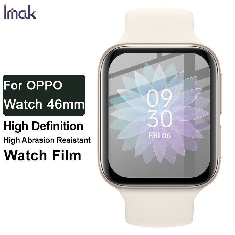 Imak Oppo Watch 46mm Tấm bảo vệ màn hình Oppo Watch ECG Full Cover Keo dán bảo vệ Acrylic