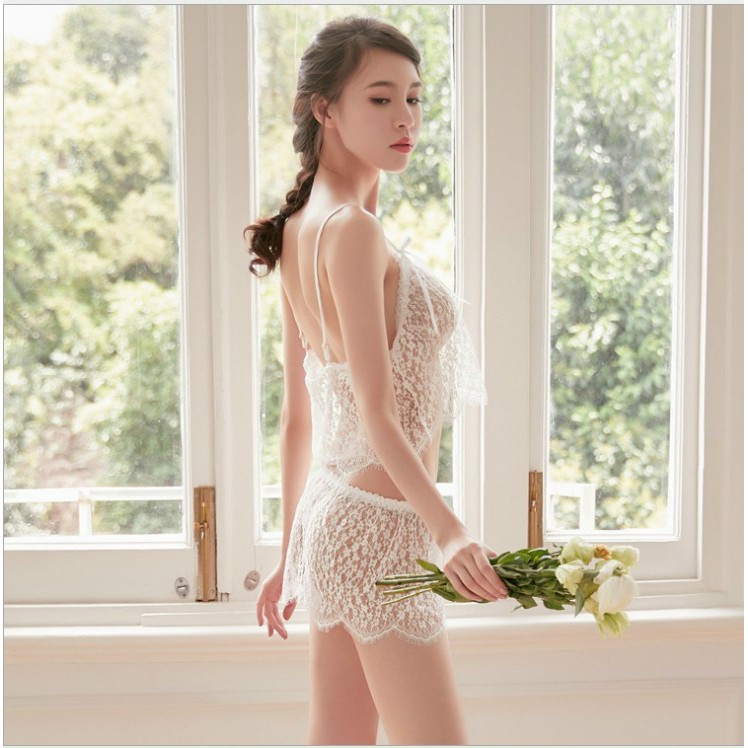 Đồ ngủ sexy ren mỏng mềm mại gợi cảm quyến rũ - Đồ Lót Maika