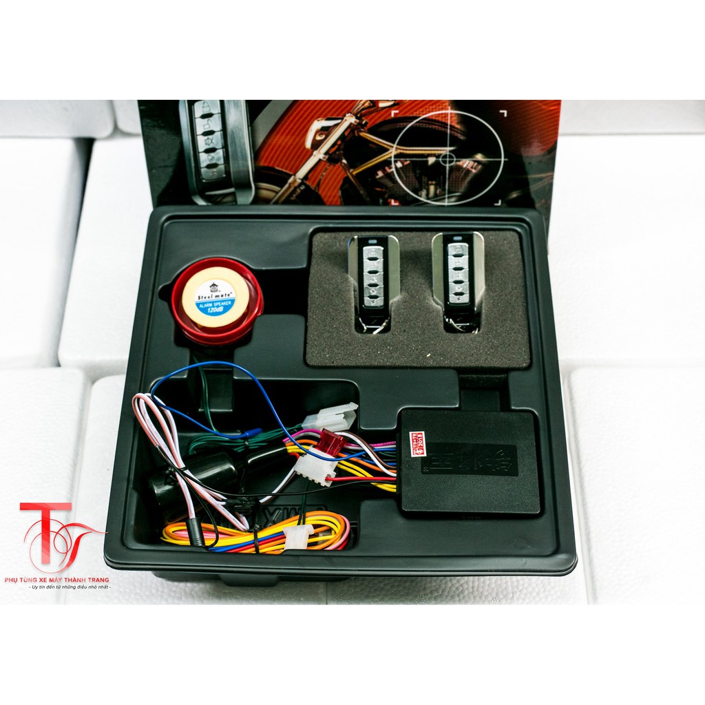 BÁO ĐỘNG CHỐNG TRỘM XE MÁY 2686 CHÍNH HÃNG