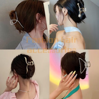 Kẹp tóc kim loại kiểu cá mập nhiều kiểu dáng phong cách Hàn Quốc