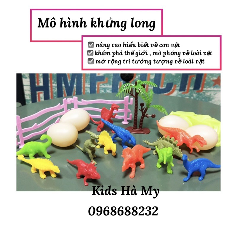 [Siêu Rẻ] MÔ HÌNH KHỦNG LONG TRÍ TUỆ CHO BÉ