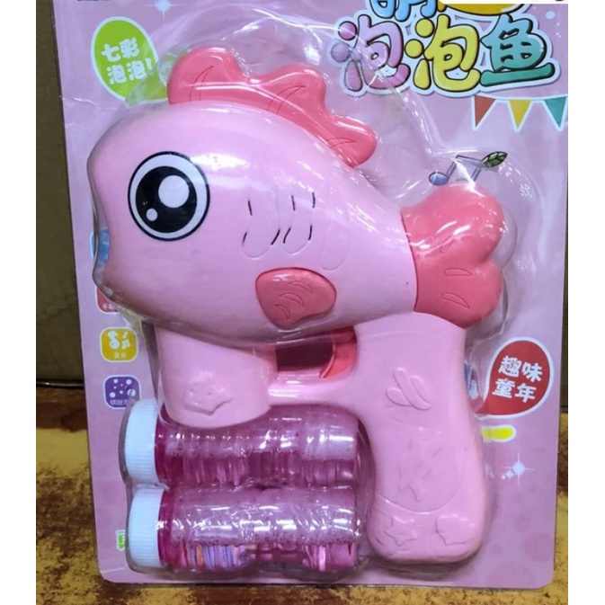 [CÓ DÙNG PIN] Đồ chơi súng bắn bong bóng hình cá heo