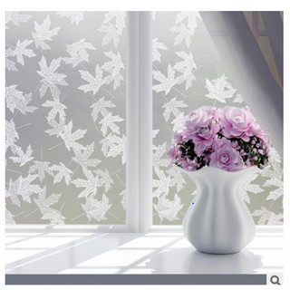 COMBO 5M Decal giấy dán kinh lá phong trăng khổ rộng 45 cm.