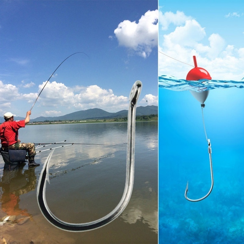 Bộ 100 Lưỡi Câu Cá Sắc Bén Nhiều Kích Cỡ