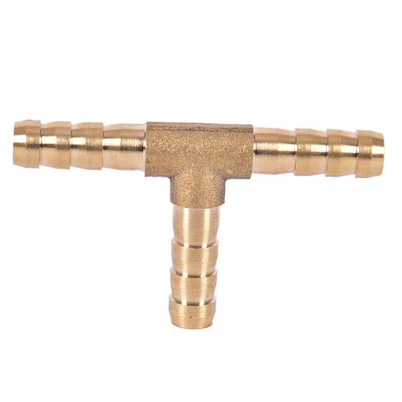 1 Đầu Nối Ống Nhiên Liệu 3 Chiều 6~16mm Bằng Đồng Thau