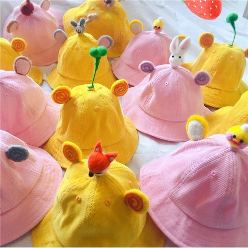 Nón Bucket mầm cây - Bucket tai thú cute lạc lối