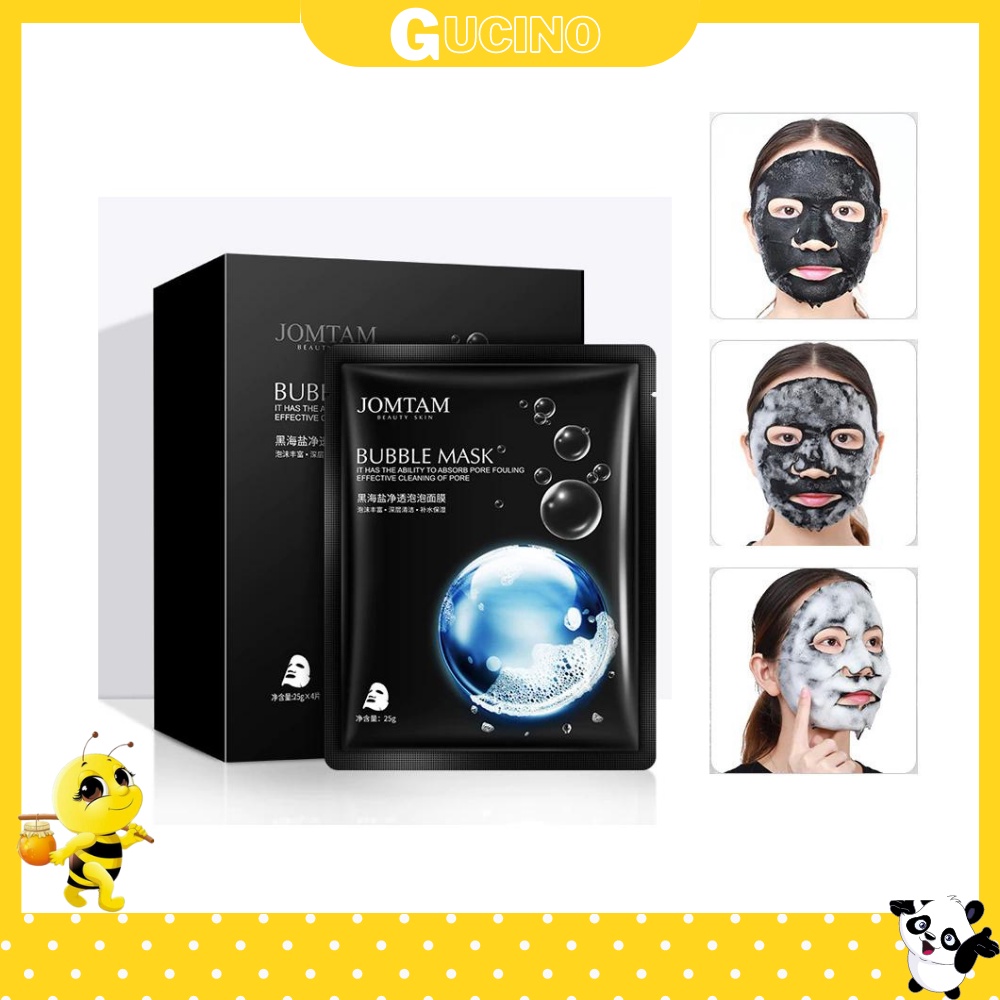 Mặt nạ thải độc sủi bọt muối biển đen JOMTAM BUBBLE MASK