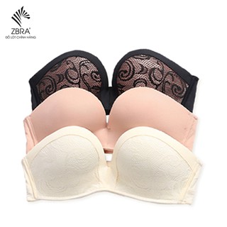 Combo 3 Áo lót không dây chống tụt, mút siêu đẩy ngực ZBra - ZAN02