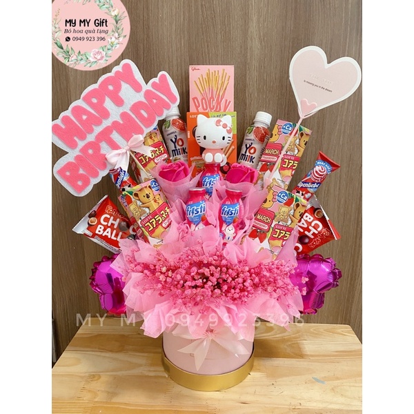 Bó hoa bánh kẹo