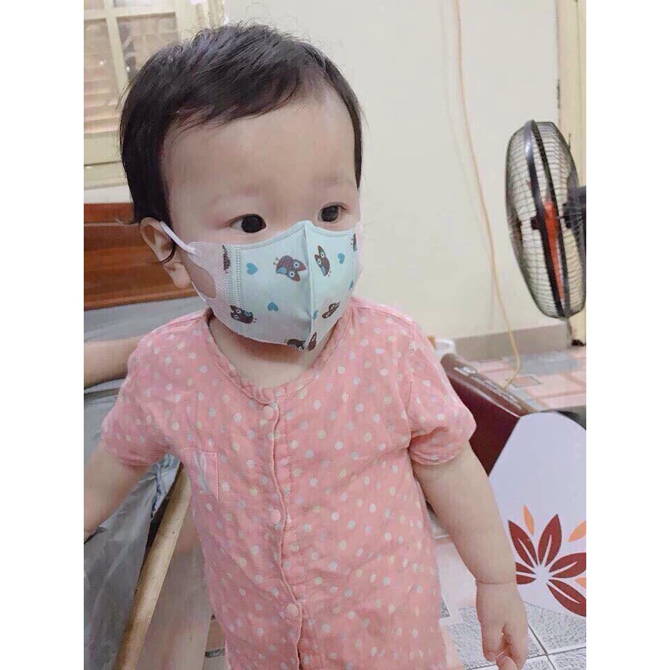 Sỉ 1-2-3-4-5 sét khẩu trang y tế cho bé ( 1 sét 5 cái)