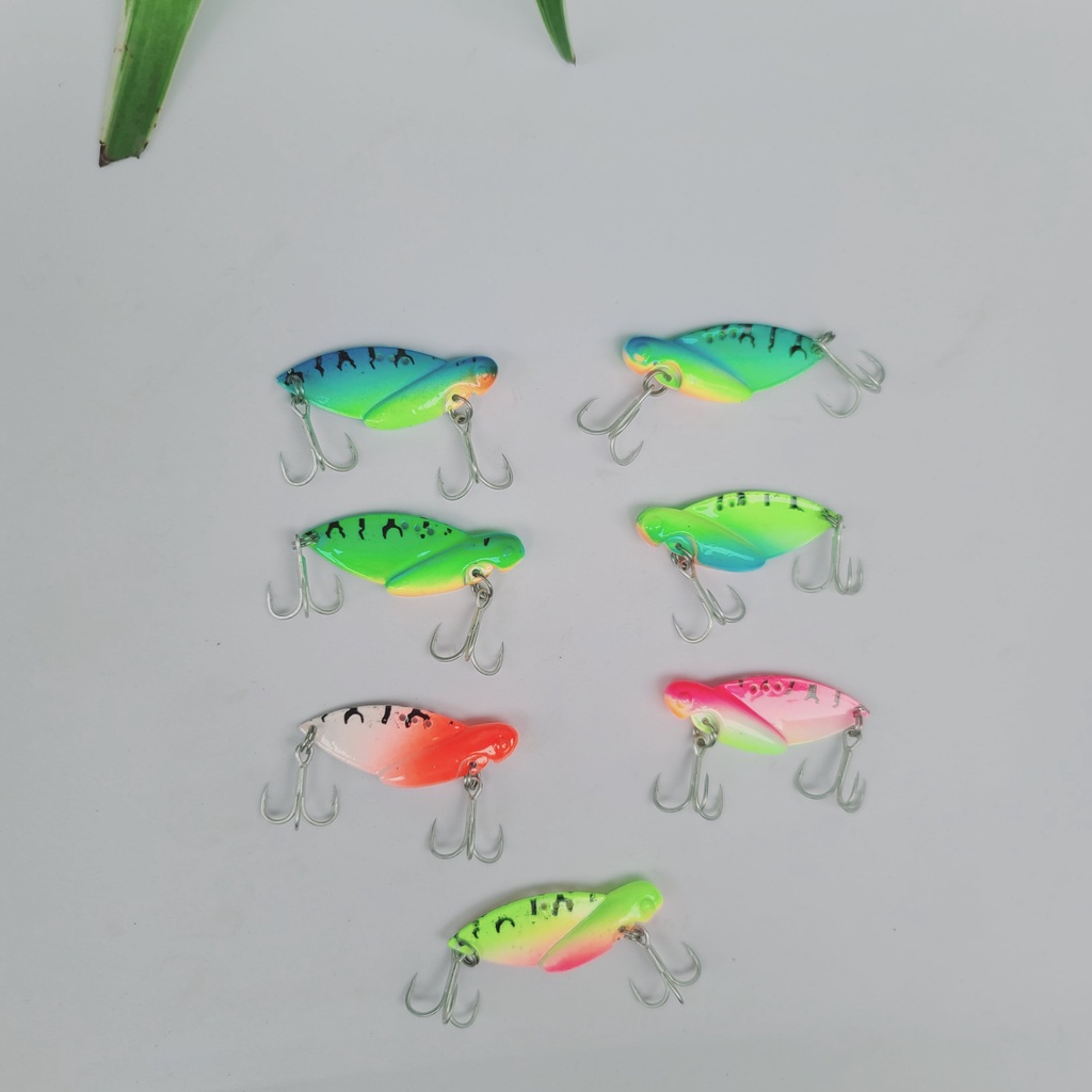 Combo 3 Mồi cá sắt câu lóc Orichi + Cicada + fishen loại 10g chuẩn thái lan
