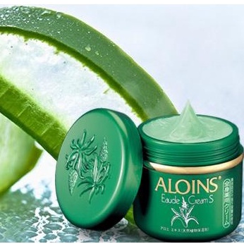 Kem lô hội Aloins Eaude Cream S 185g Nhật Bản, dưỡng ẩm trắng hồng cho da khô dầu nhạy cảm