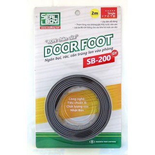 [Hàng Có Sẵn] Ron lấp kín khe hở chân cửa ngăn bụi và côn trùng SealBoy SB200 GY DTASB200GY