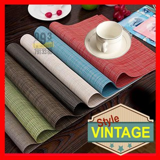 Khăn lót chén dĩa vintage kiểu nhật khăn lót bàn ăn khăn ăn khăn bàn