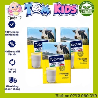 [ 1hộp lẻ] Sữa tươi Arborea giúp bé phát triển toàn diện hộp 200ml