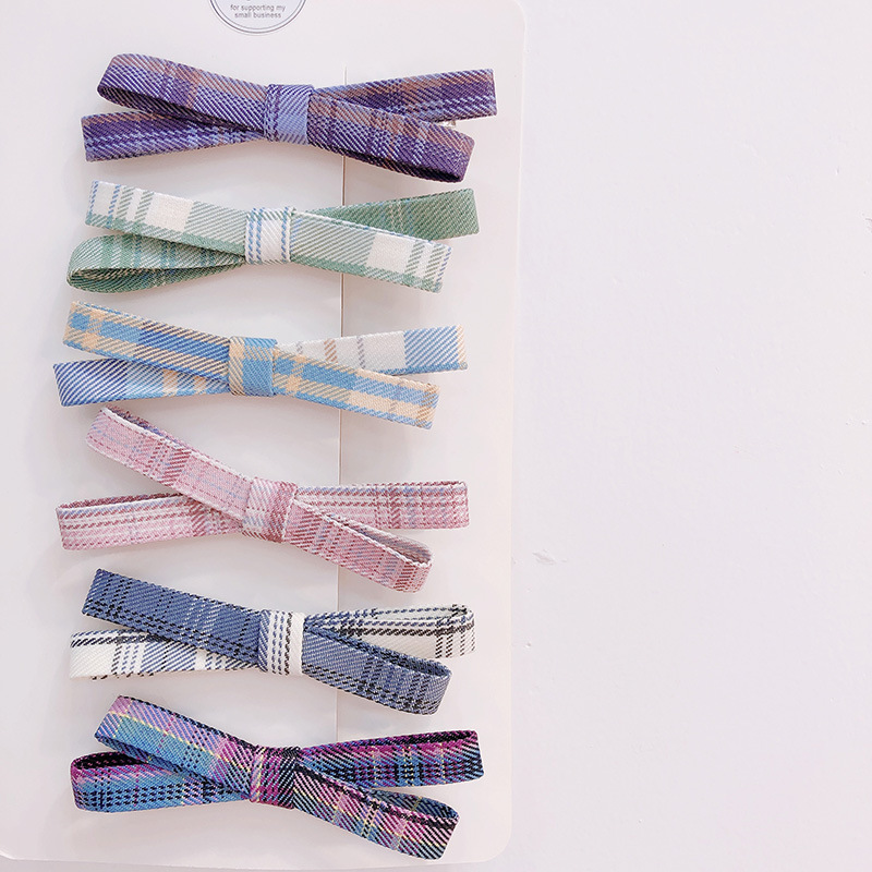 1 Kẹp Tóc Đính Nơ Xinh Xắn Thiết Kế Mới Cao Cấp Thời Trang