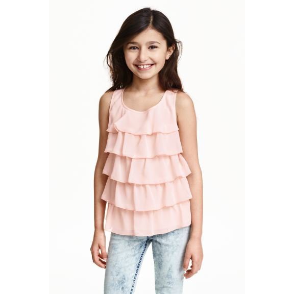 Áo voan tầng sát nách H&M