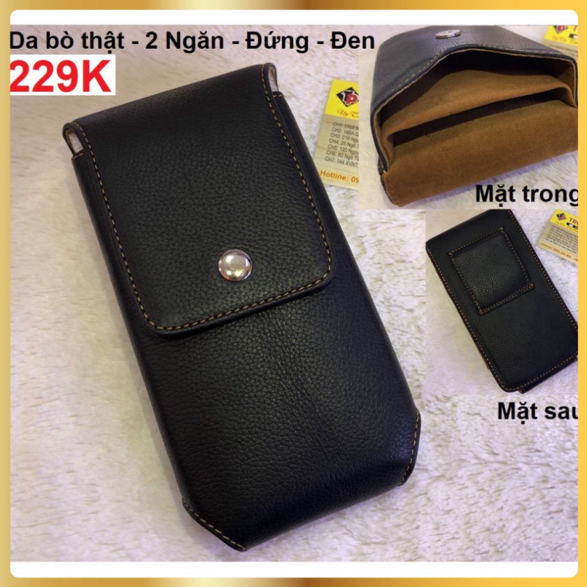 Bao da điện thoại đeo thắt lưng ngang hông Điện thoại - Hàng xưởng Việt Nam Trọng Phú mobile