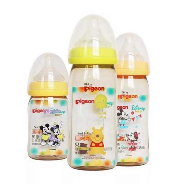 Bình Sữa Pigeon Cổ Rộng Cao Cấp 160ml/240ml ( Phiên Bản Giới Hạng Pigeon )