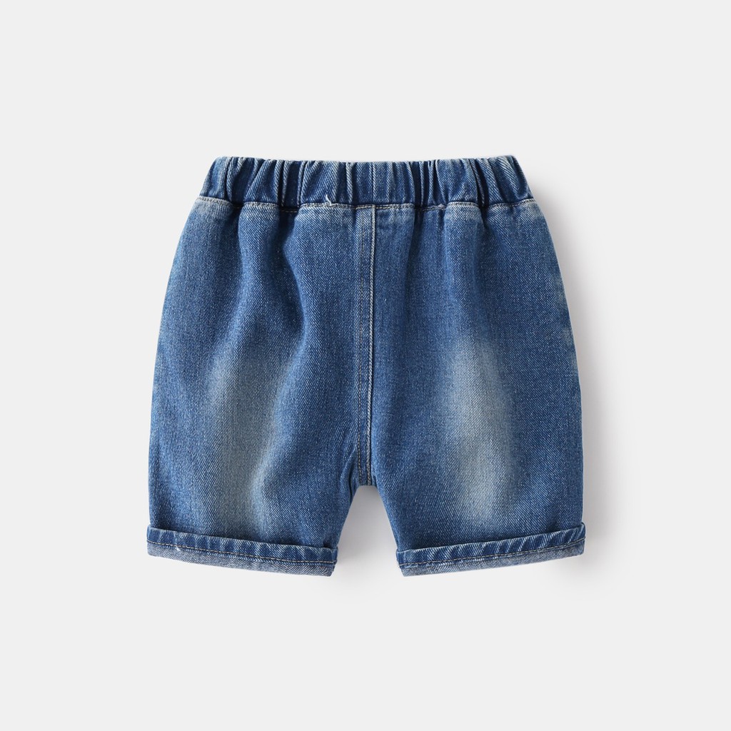 Quần Short Jean cho bé Wellkids quần bò chất mềm cho bé (KZ3216)