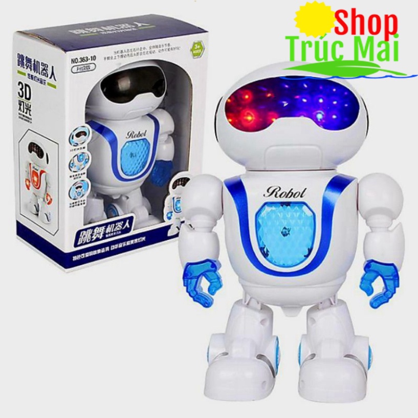 Đồ Chơi Trẻ Em Robot Biết Phát Sáng Và Nhảy Múa Theo Nhạc
