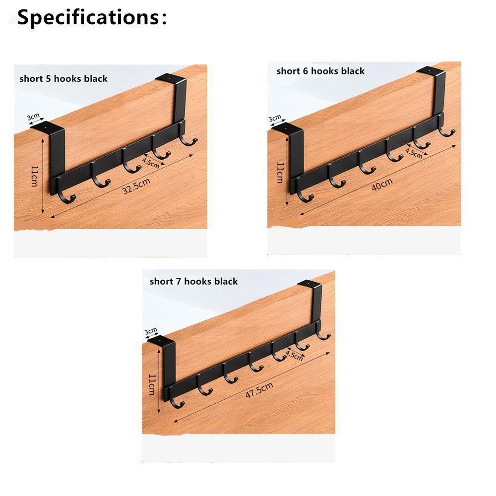 YNATURAL Móc Treo Đồ Di Động Gắn Sau Cánh Cửa Chịu Lực Tốt Đa Năng Không Cần Khoan