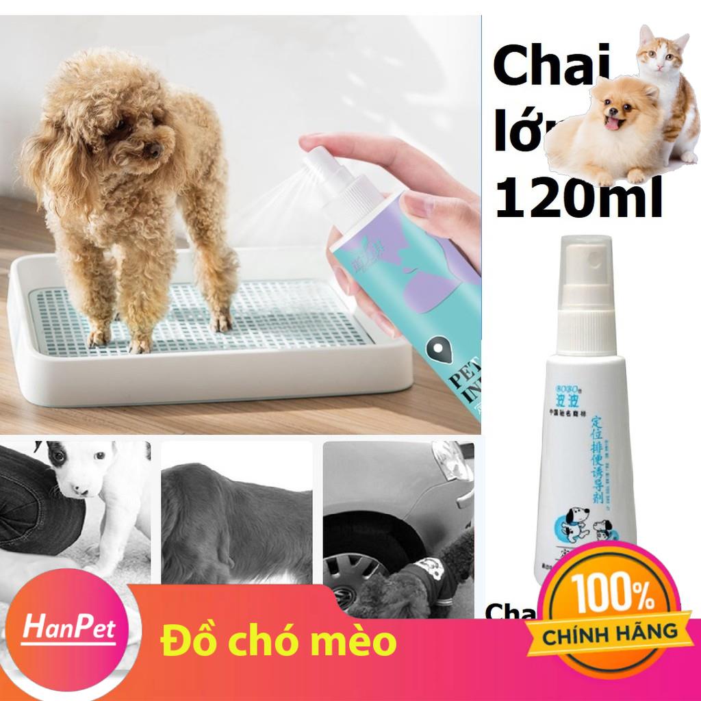 Hướng dẫn chó đi vệ sinh đúng chỗ, Lọ xịt giúp vật nuôi vệ sinh đúng chỗ BOBO THẾ HỆ MỚI