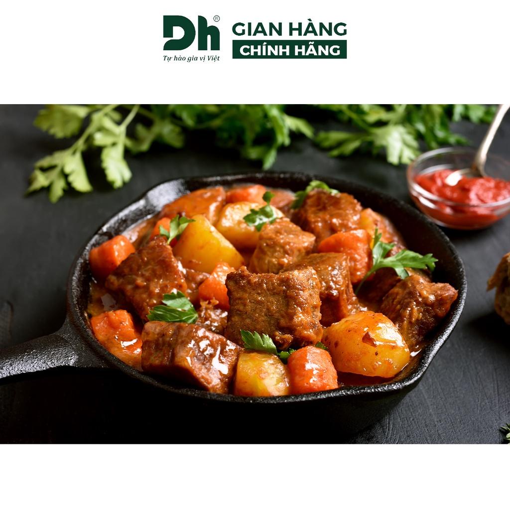 Gia vị ướp BBQ ngũ vị hương chẩm chéo mắc mật, nấu cà ri bò kho vị đậm đà thơm ngon Natural DH Foods gói 10gr