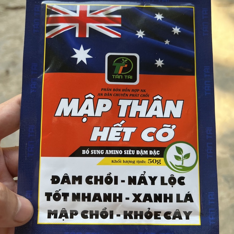 Phân bón Mập thân hết cỡ bung chồi cứng cây xanh cây mướt lá