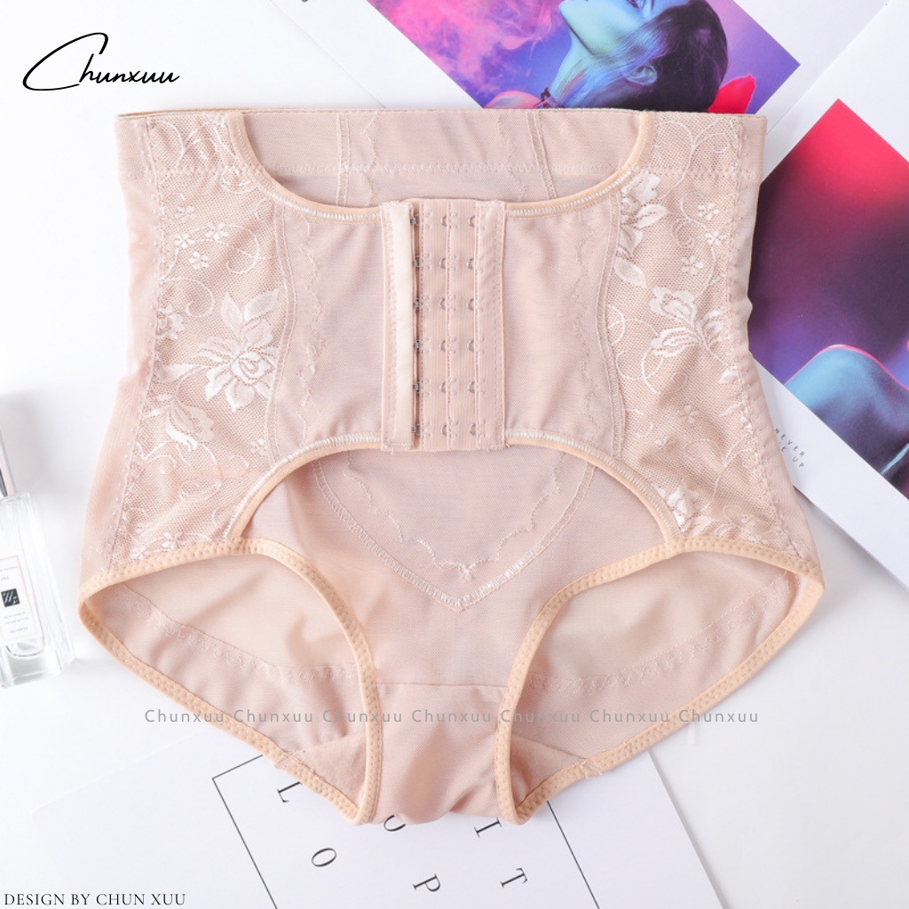 Quần lót cạp cao hỗ trợ nâng mông, thon gọn bụng có nấc cài điều chỉnh, chất liệu Microfiber cao cấp -ChunXuu GB08