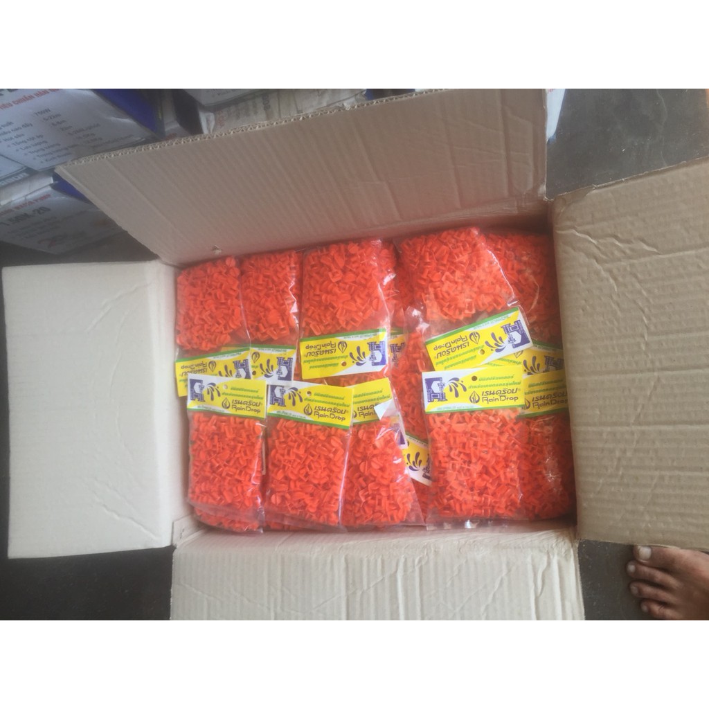 Bộ sản phẩm 100 béc bọ Thái Lan tưới phun gốc màu cam