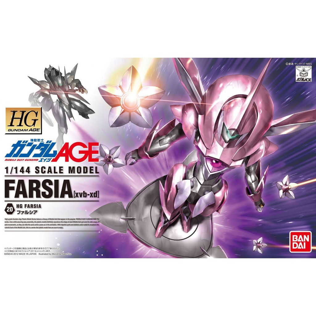 Mô hình lắp ráp Gunpla HG 1/144 Gundam AGE Farsia Bandai Japan