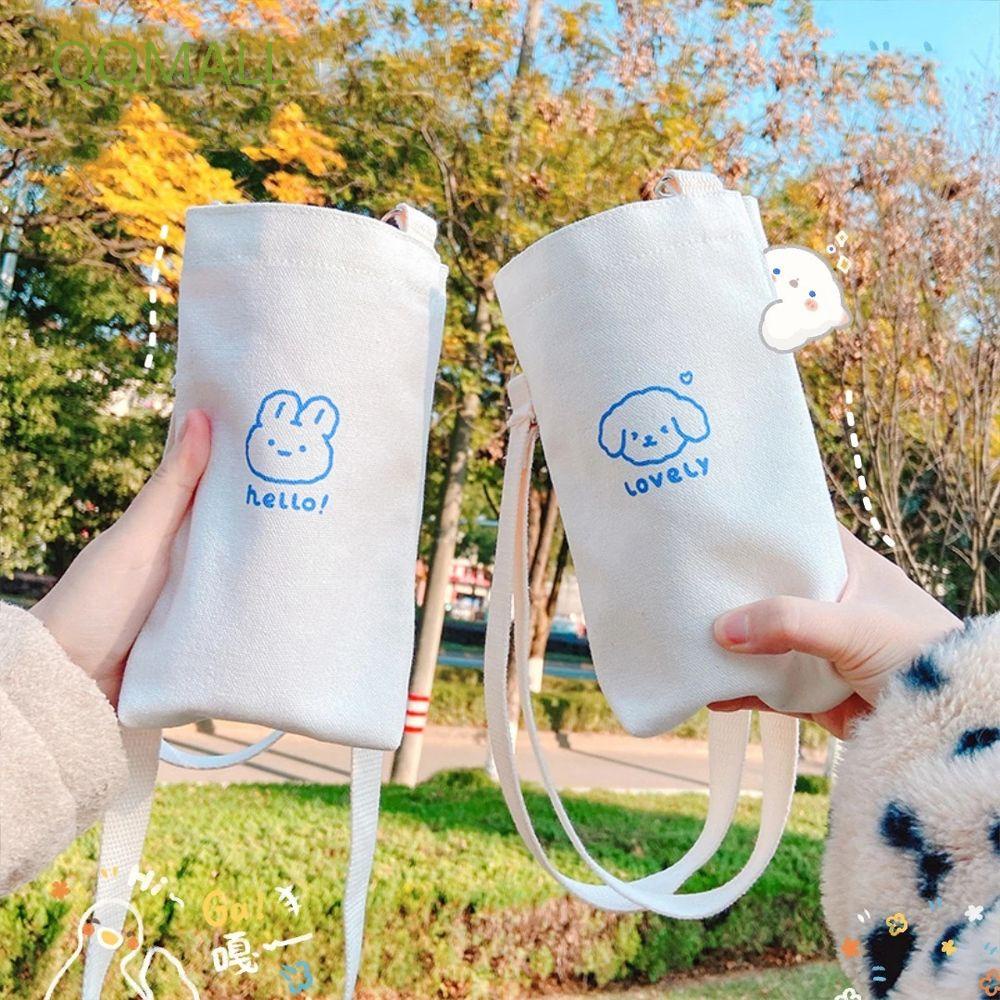 Túi đựng bình nước điện thoại đeo chéo họa tiết hoạt hình nhỏ gọn sáng tạo dành cho nữ