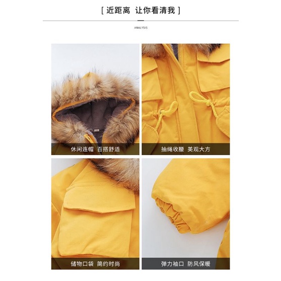 Áo Phao QC lót lông bé gái