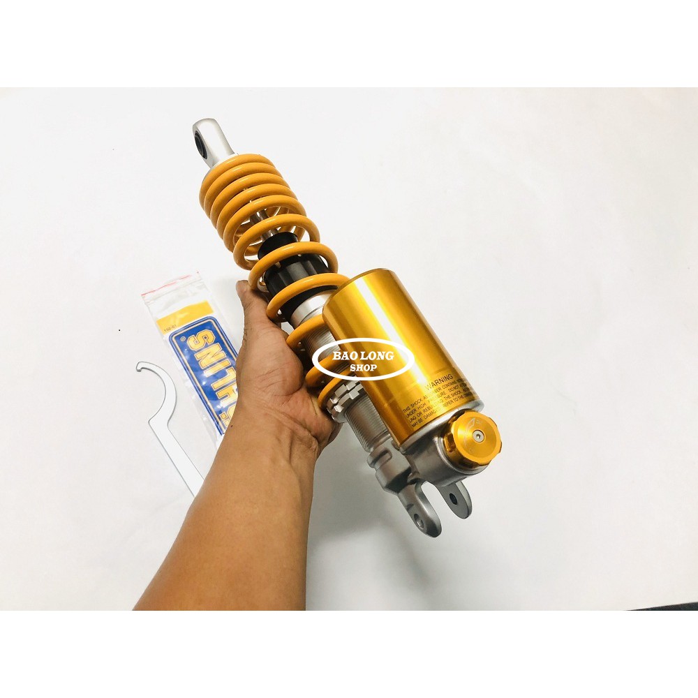 Phuộc OHLINS bình dầu dưới tem Xanh gắn Vario,Click