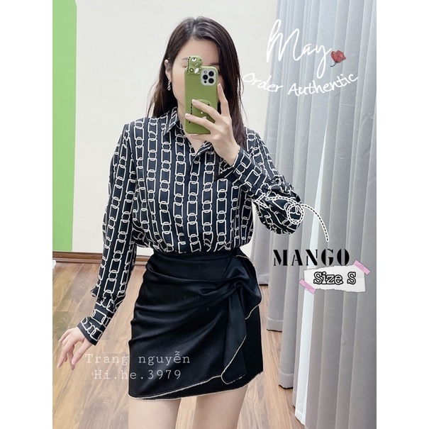 Áo somi mango authentic vợt sale